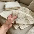 Baby Summer Blanket Crochet Pattern step 1 - construction progress