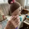 Doll Boo Amigurumi Pattern step 2 - assembly progress