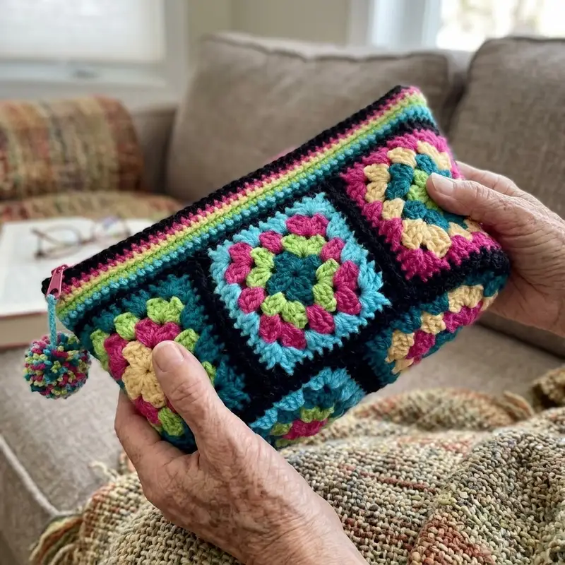 Quality crochet pattern: Bonita Project Bag Pattern - Intermediate level guide with complete instructions