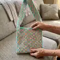 Checker It Out Crochet Bag Pattern step 1 - construction progress