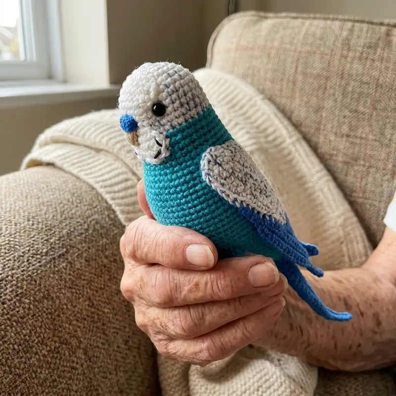 Complimentary Intermediate crochet pattern: Budgerigar Amigurumi Pattern - Simple to follow guide