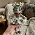 Doll Aybuke Amigurumi Pattern step 1 - construction progress