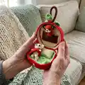 Foxes in the Apple Bag Amigurumi Pattern step 4 - final assembly and finishing