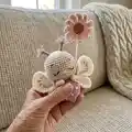 Elvina, the delicate butterfly Amigurumi Pattern step 2 - assembly progress