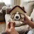Dog PuPa Amigurumi Pattern step 1 - construction progress