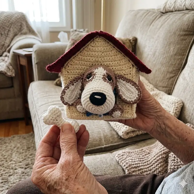 Complimentary Intermediate crochet pattern: Dog PuPa Amigurumi Pattern - Simple to follow guide