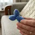 Cupid Whale Amigurumi Pattern step 2 - assembly progress