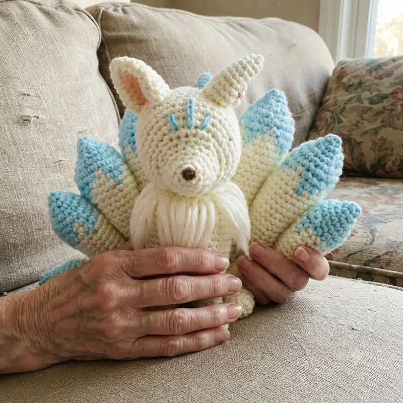 Complimentary Intermediate crochet pattern: Fuyuko The Kitsune Amigurumi Pattern - Simple to follow guide