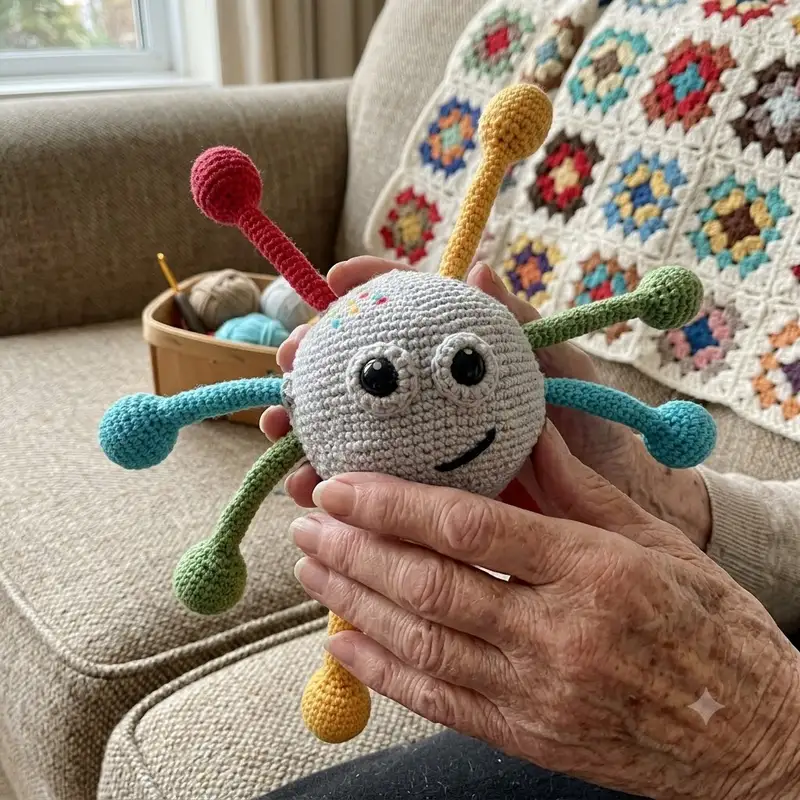 Quality crochet pattern: SpaceBall Amigurumi Pattern - Intermediate level guide with complete instructions