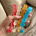Very Shelley Bookmark Pattern step 1 - construction progress