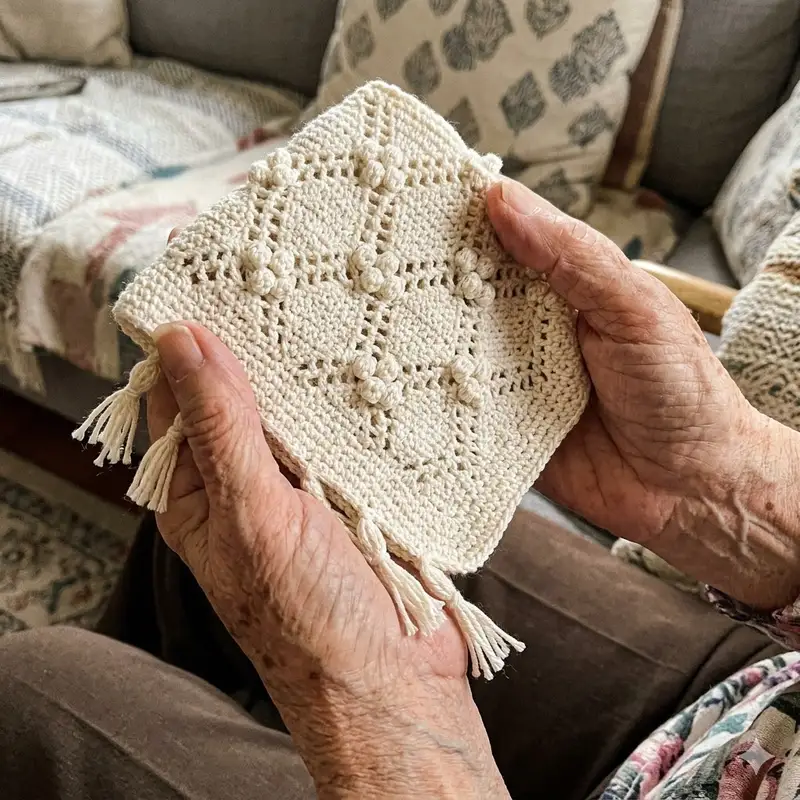 Quality crochet pattern: Garden Path Throw Pattern - Intermediate level guide with complete instructions