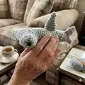 Hammerhead Shark Friend Amigurumi Pattern step 4 - final assembly and finishing