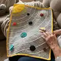 Solar System Space Blanket Pattern step 4 - final assembly and finishing