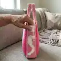 Baddie Barbie Bag Pattern step 2 - assembly progress