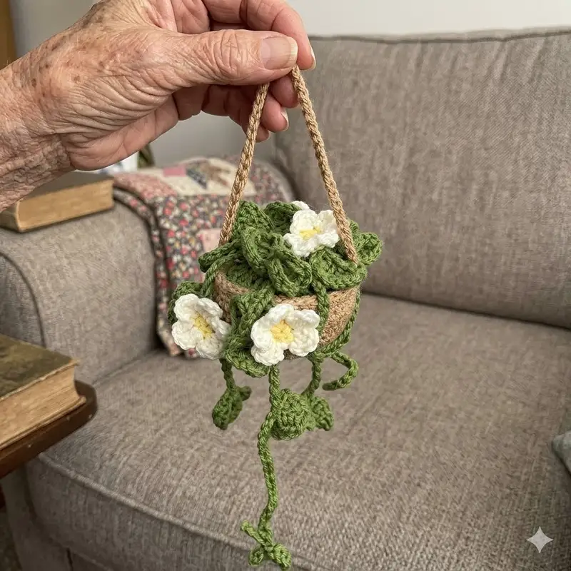 Complimentary Intermediate crochet pattern: Plant Car Amigurumi Pattern - Simple to follow guide