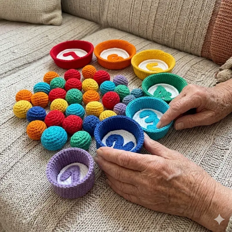 Complimentary Intermediate crochet pattern: Counting game Amigurumi Pattern - Simple to follow guide