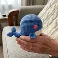 Cupid Whale Amigurumi Pattern step 4 - final assembly and finishing