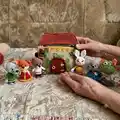 Finger Puppets Set Teremok (wooden house) Amigurumi Pattern step 1 - construction progress