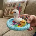 Duck and Goose Trinket Tray + Pin Cushion Pattern step 1 - construction progress