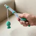 Fishing Set Amigurumi Pattern step 2 - assembly progress