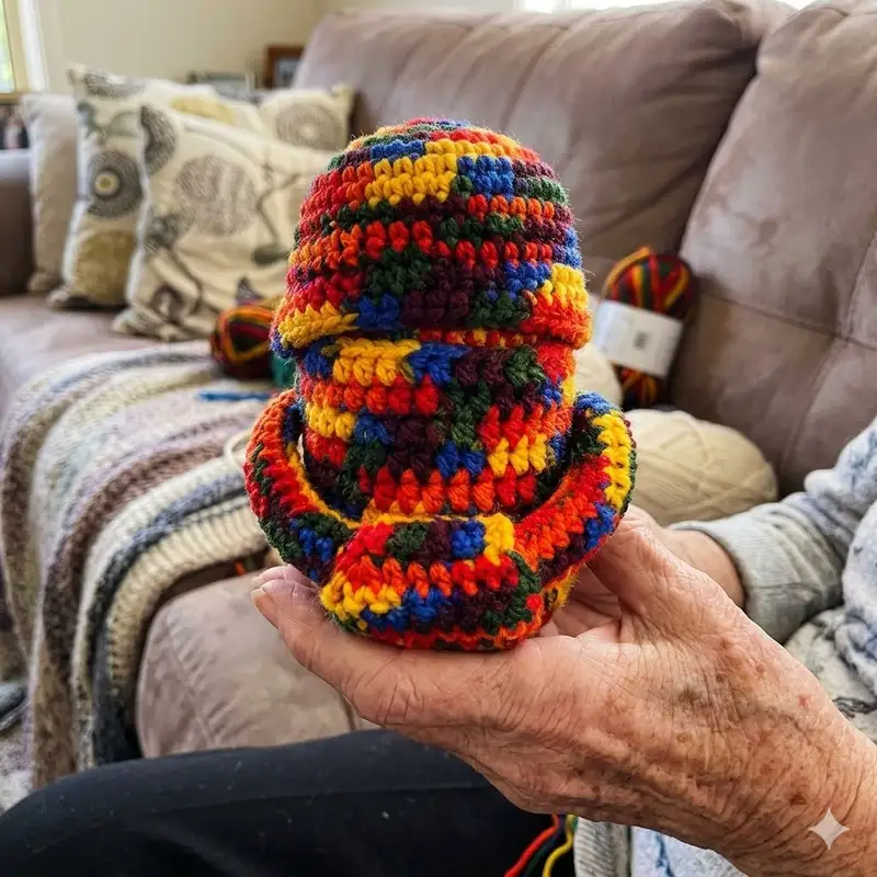 Complimentary Beginner Friendly crochet pattern: Hoodie Can Koozie Pattern - Simple to follow guide