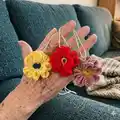 Garden Garland Pattern step 1 - construction progress