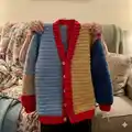 Colorblock Oversized Cardigan Pattern step 4 - final assembly and finishing