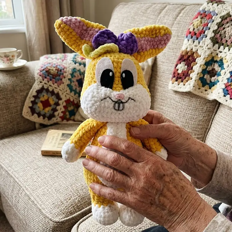 Quality crochet pattern: Cute Bunny Amigurumi Pattern - Intermediate level guide with complete instructions