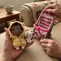 Baby on a Walk Amigurumi Pattern step 4 - final assembly and finishing