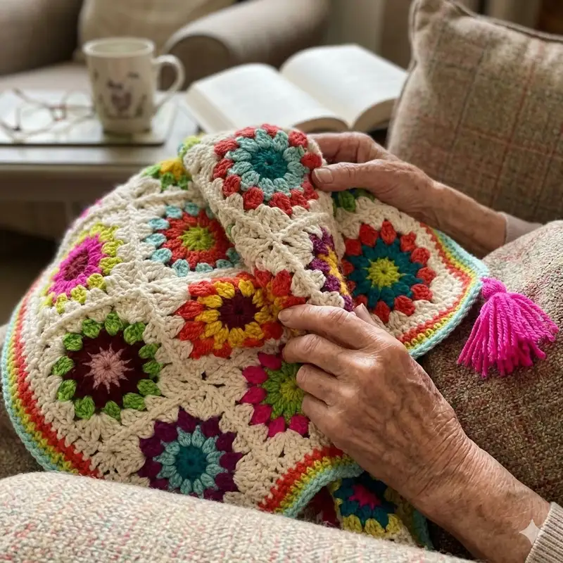 Complimentary Intermediate crochet pattern: Christmas in the Sand Blanket Pattern - Simple to follow guide