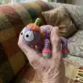 Spinderella the Spider Amigurumi Pattern step 2 - assembly progress