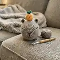 Capybara Amigurumi Pattern step 3 - details and accessories