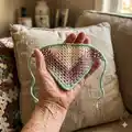Caron Crochet Hair Bandana Pattern step 3 - details and accessories