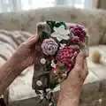 Flower Garden Hood Pattern step 4 - final assembly and finishing