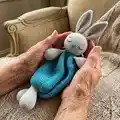 Bunny Lovey Crochet Amigurumi Pattern step 4 - final assembly and finishing