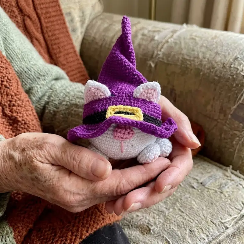 Complimentary Intermediate crochet pattern: Halloween cats Amigurumi Pattern - Simple to follow guide