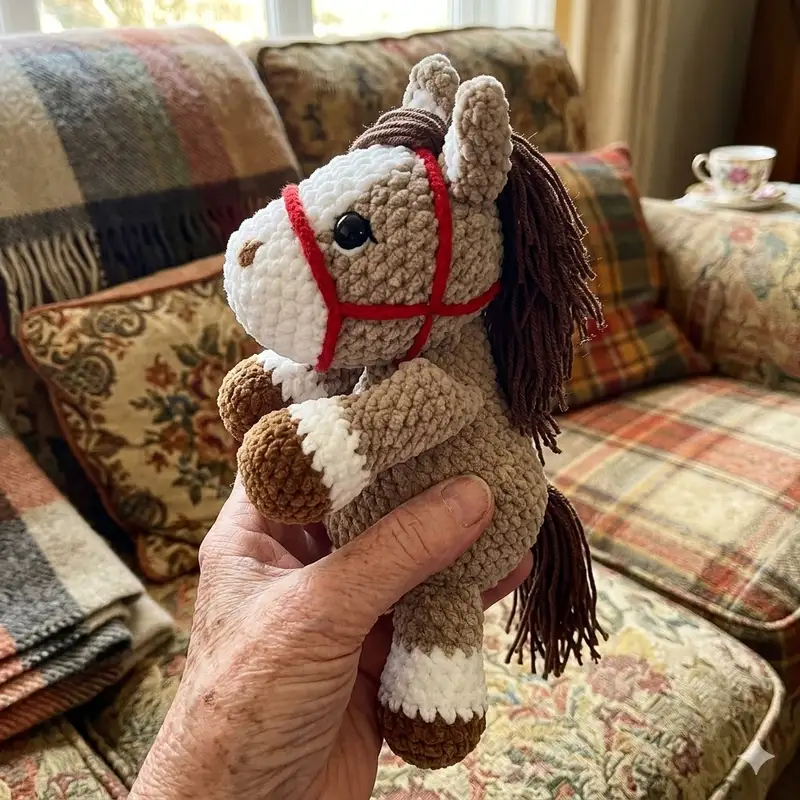 Quality crochet pattern: Horse Amigurumi Pattern - Intermediate level guide with complete instructions