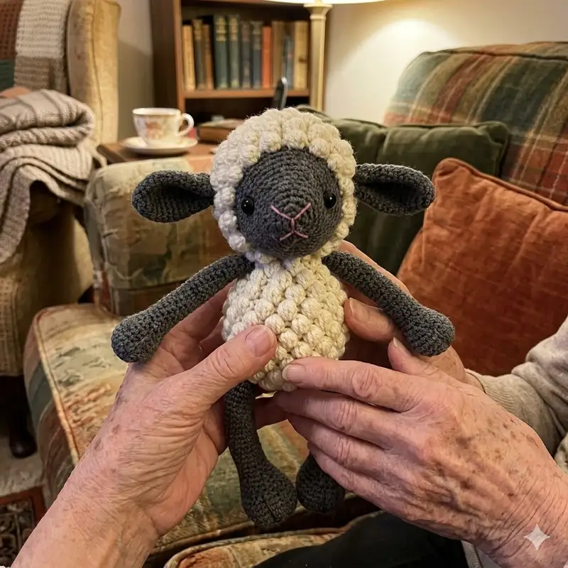 Complimentary Intermediate crochet pattern: Bobble Sheep Amigurumi Pattern - Simple to follow guide