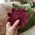 HENNIFER CHICKEN CROCHET COASTER SET Pattern step 3 - details and accessories