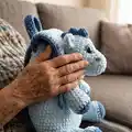 Plush Backpack Dragon Amigurumi Pattern step 2 - assembly progress