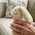 Plush snuggler BUNNY Amigurumi Pattern step 3 - details and accessories