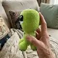 Creeper Amigurumi Pattern step 2 - assembly progress