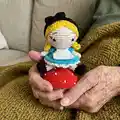 Alice in Wonderland Amigurumi Pattern step 4 - final assembly and finishing