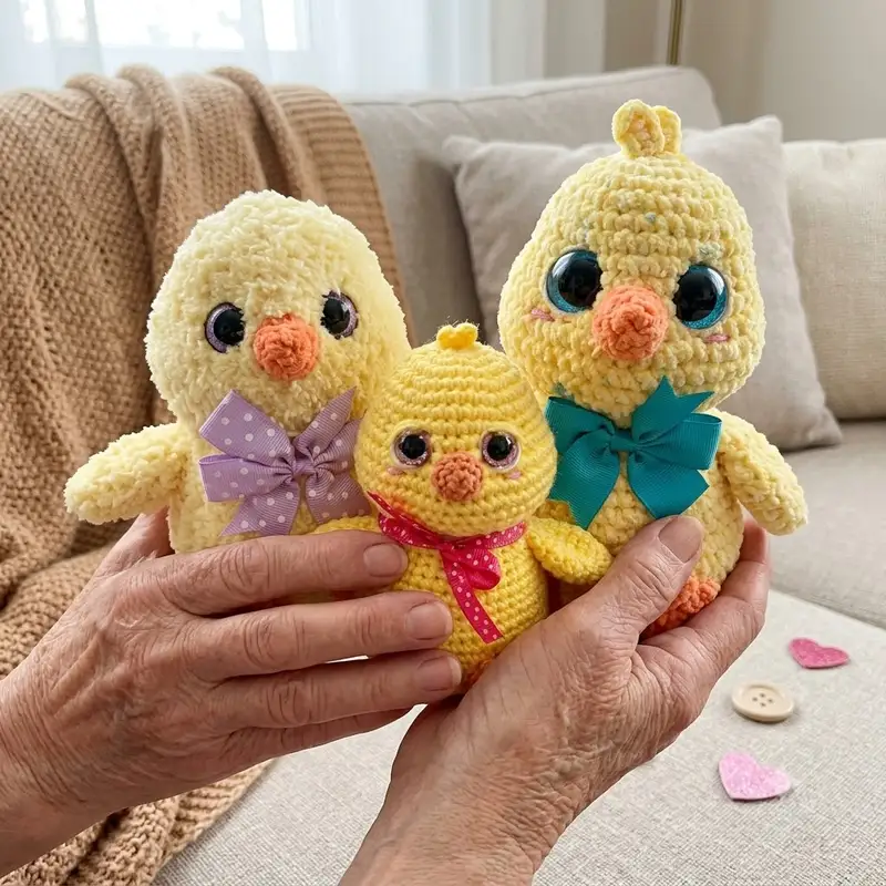 Complimentary Intermediate crochet pattern: Feather Locklear the Chick Amigurumi Pattern - Simple to follow guide