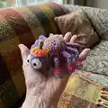 Spinderella the Spider Amigurumi Pattern step 4 - final assembly and finishing