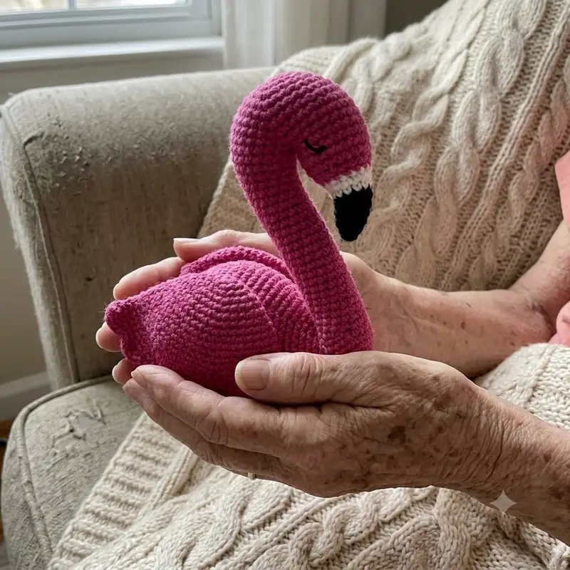 Complimentary Intermediate crochet pattern: Florence the Flamingo Amigurumi Pattern - Simple to follow guide
