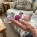 Garden Snails Amigurumi Pattern step 1 - construction progress