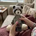 Raccoon Amigurumi Pattern step 1 - construction progress