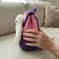 Plush Backpack Bunny Amigurumi Pattern step 3 - details and accessories