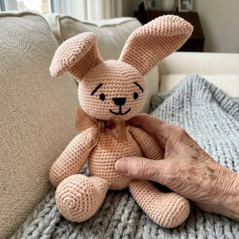 Complimentary Intermediate crochet pattern: Bunny Crochet Pattern #105 Amigurumi Pattern - Simple to follow guide